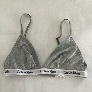 Calvin Klein T-shirt bra, no size tag- see photo for measurements